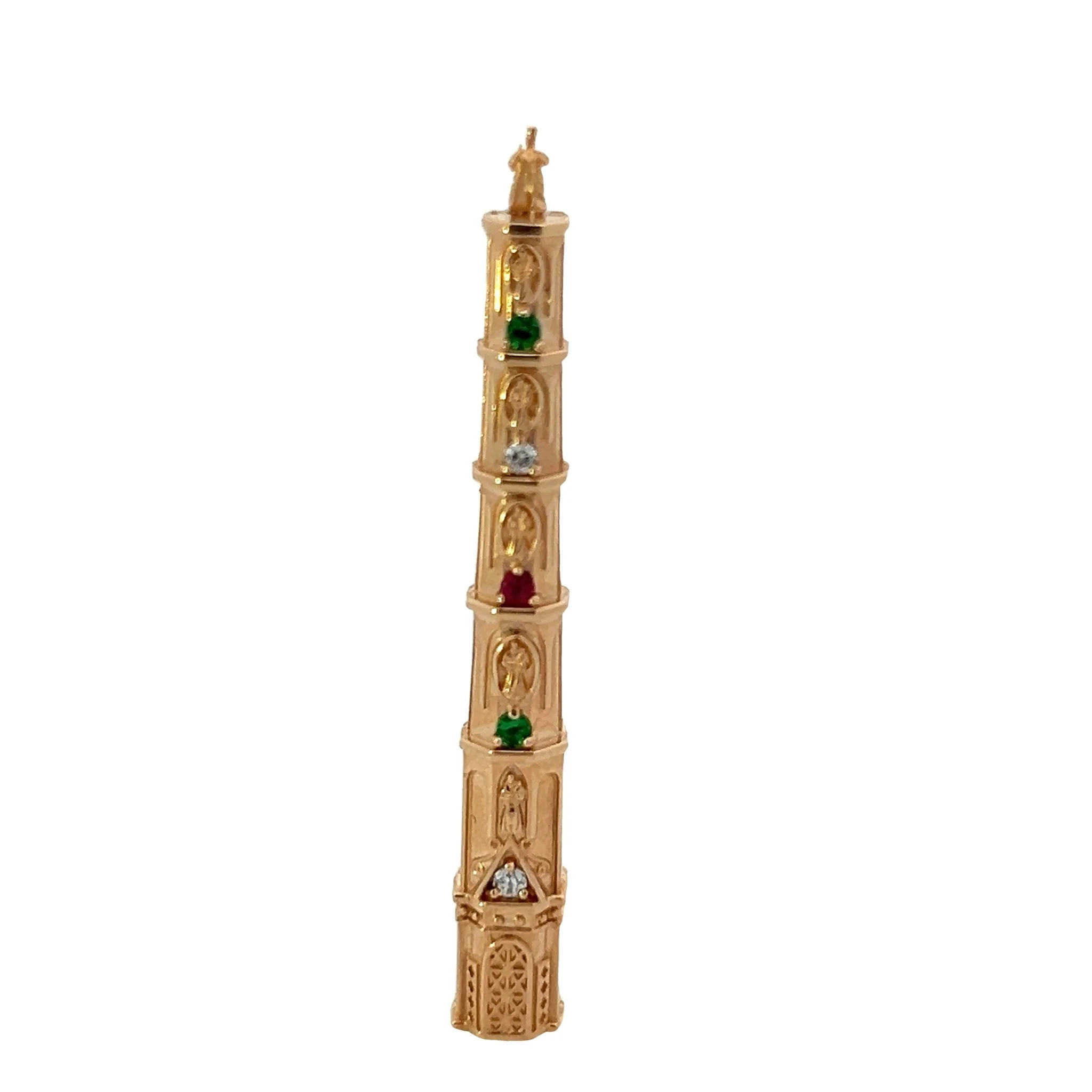 14 Karat Solid Gold Giglio (23) (Front half)