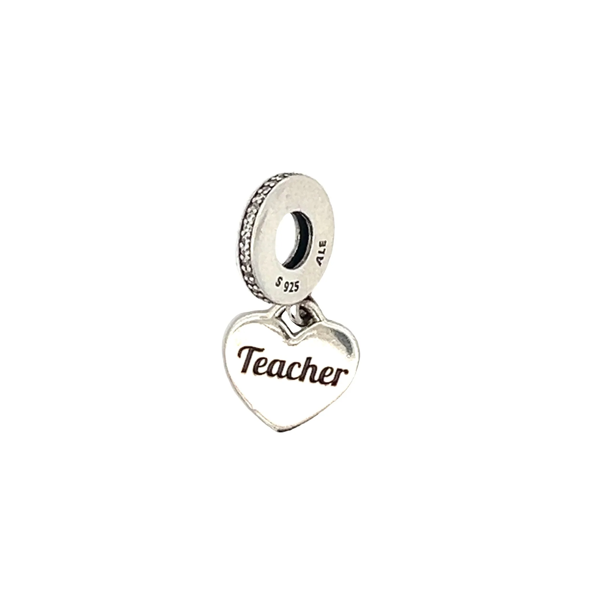 Pandora Teacher Chalkboard Hanging Charm with Cubic Zirconia ENG791169_47 - Image 2