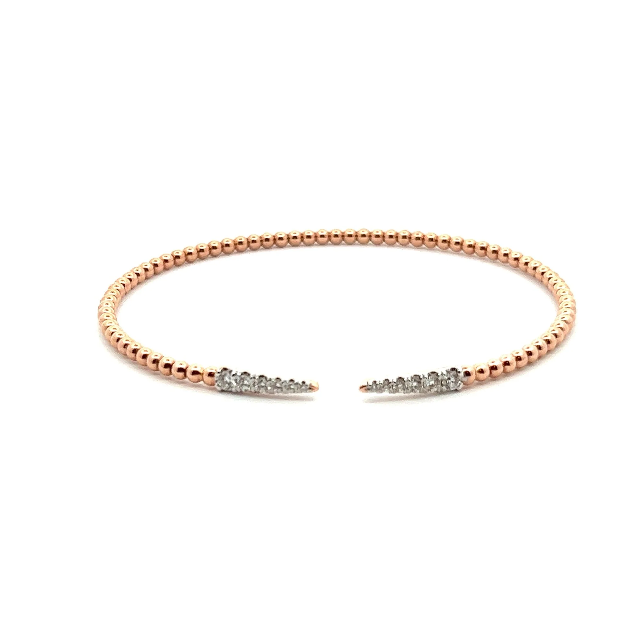 Gabriel & Co. 14k Rose Gold Bujukan Spiked Bracelet