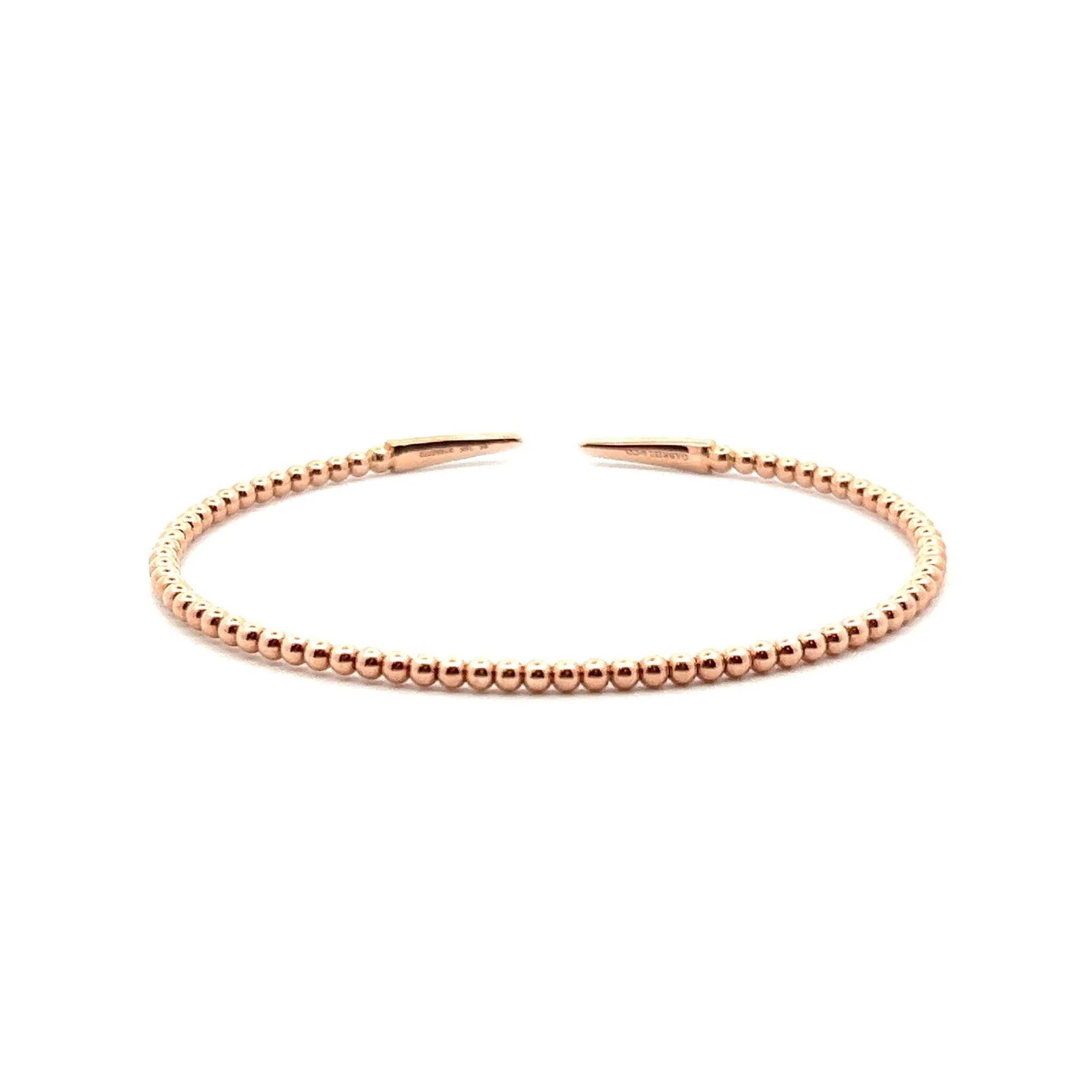 Gabriel & Co. 14k Rose Gold Bujukan Spiked Bracelet - Image 3