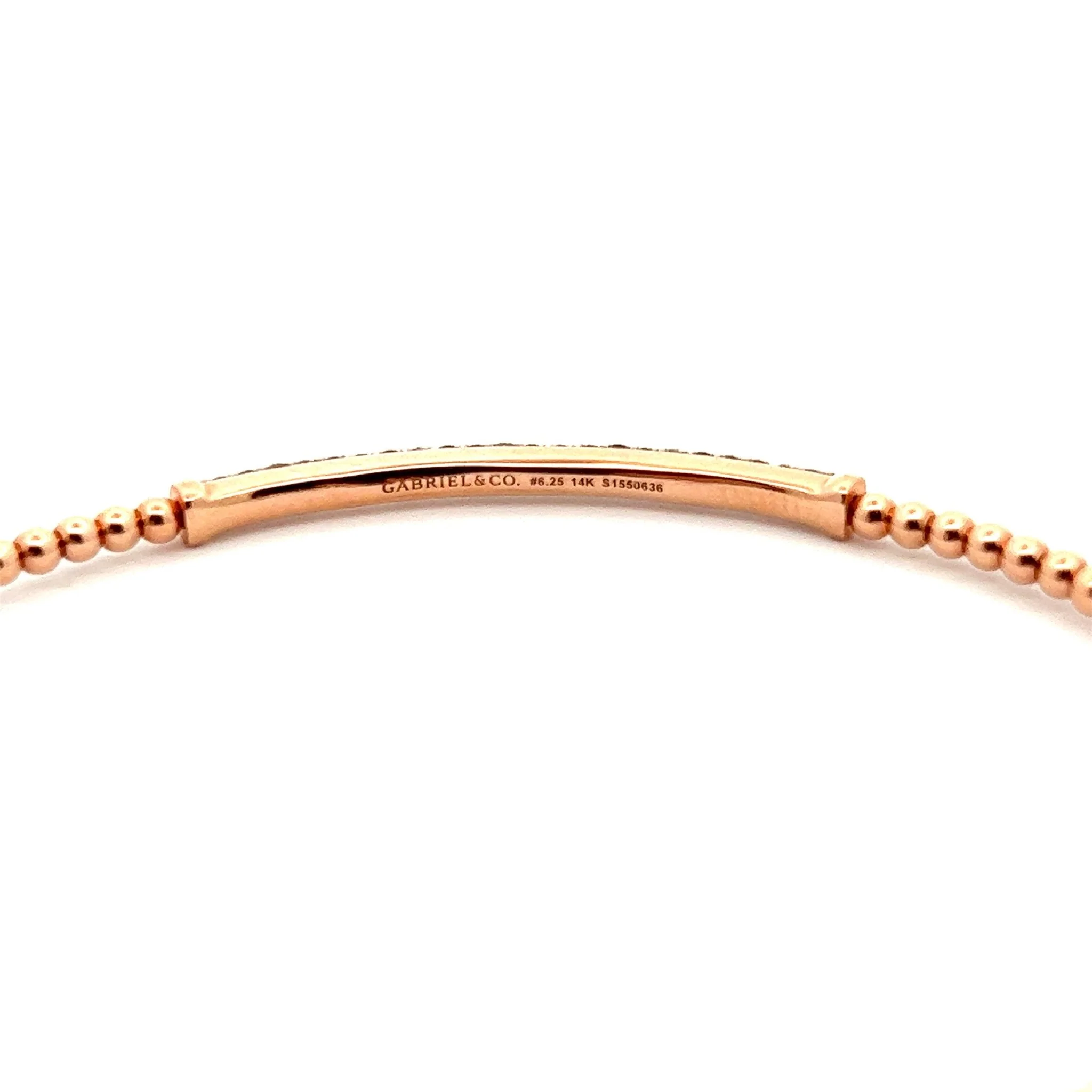 Gabriel & Co. 14k Rose Gold Bujukan Split Cuff Bracelet - Image 3
