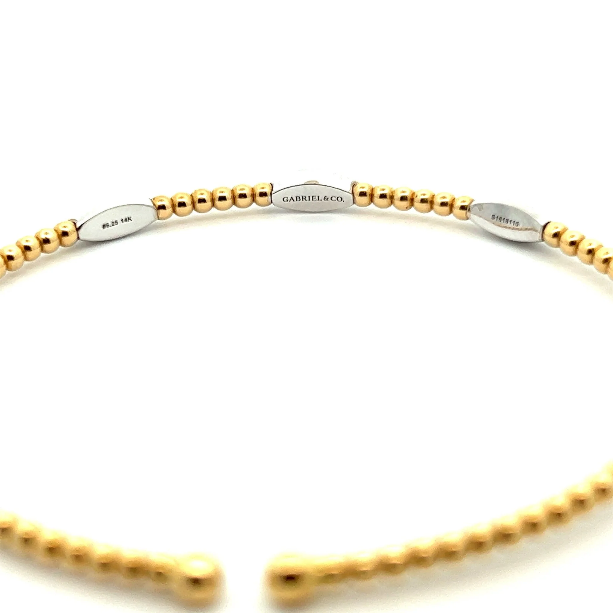 Gabriel & Co. 14k Yellow Gold Bujukan Marquise Bracelet - Image 3