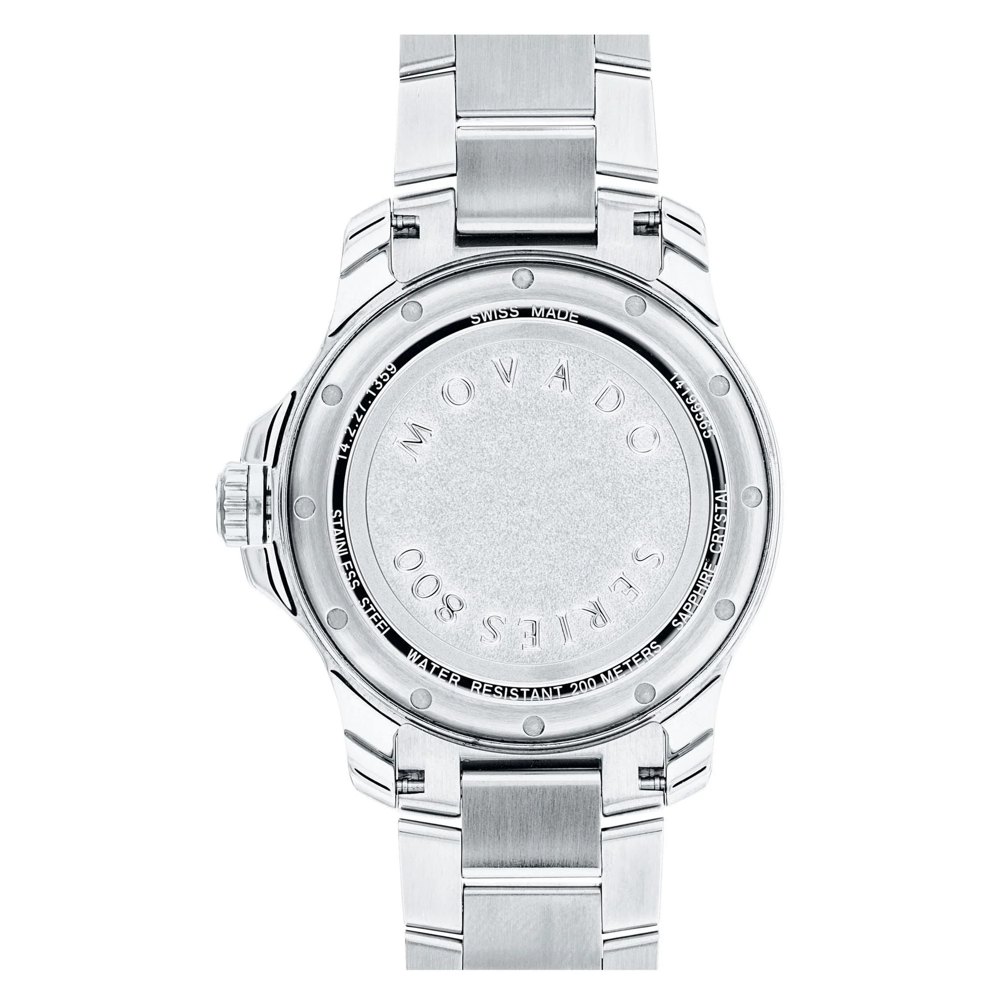 Men's Movado Series 800 Green Dial Stainless Steel Watch | 40mm | 2600136 - Image 3