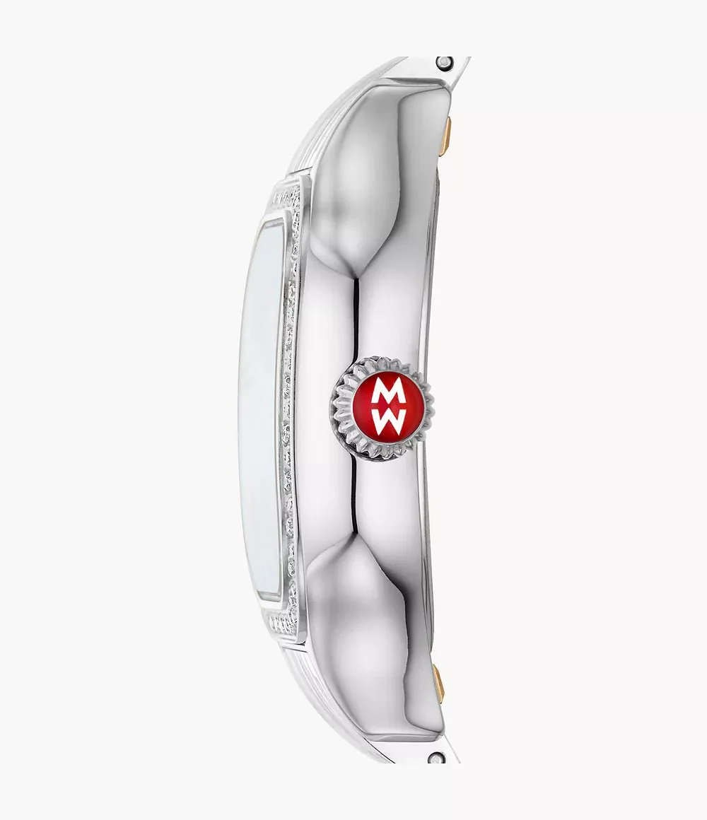 Michele Meggie Diamond Stainless Steel Watch - Image 3
