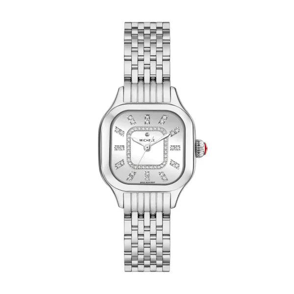 Michele Meggie Silver Tone Silver Dial Watch