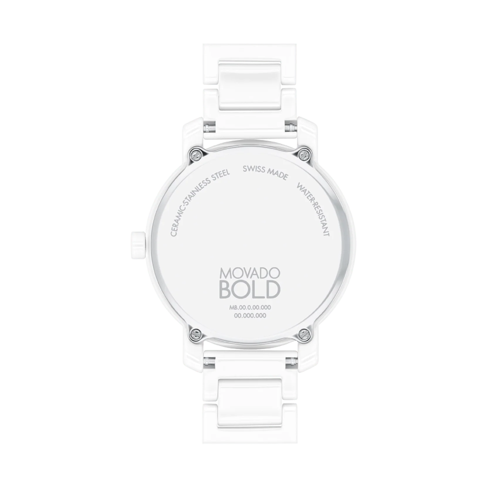 Movado BOLD White Ceramic Watch - Image 3
