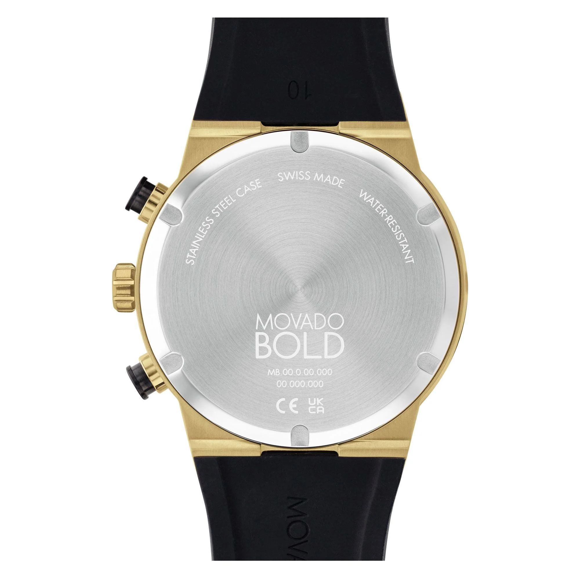 Movado BOLD Fusion Black Silicone Strap Watch | 44.5mm | 3600895 - Image 3