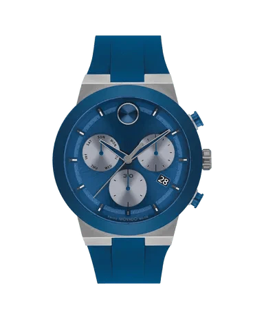 Movado Bold Fusion Blue Chronograph Quartz 44mm -3601197