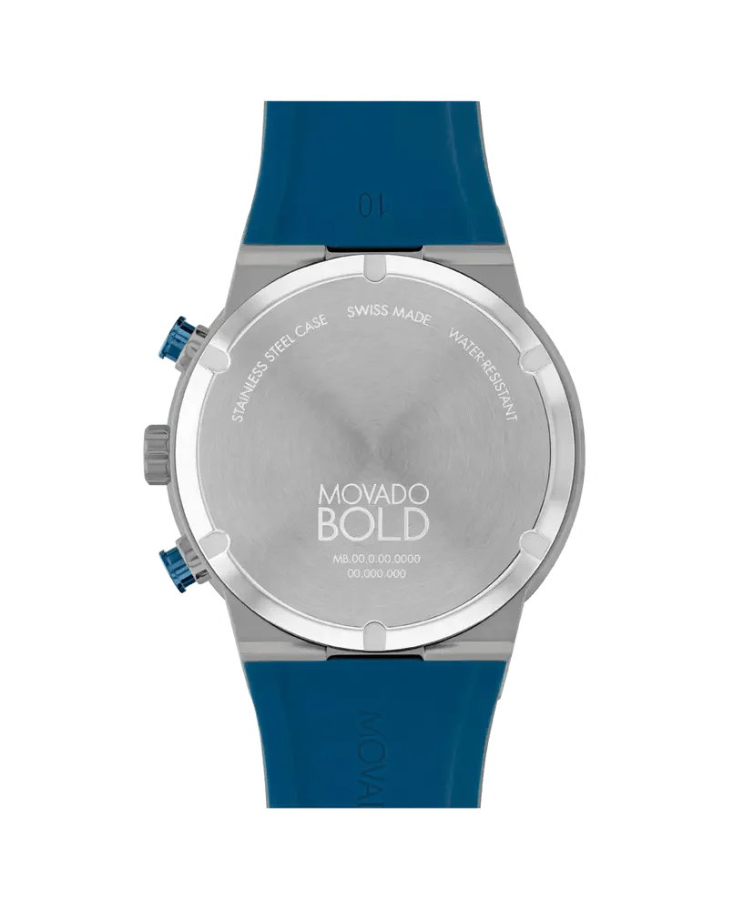Movado Bold Fusion Blue Chronograph Quartz 44mm -3601197 - Image 3