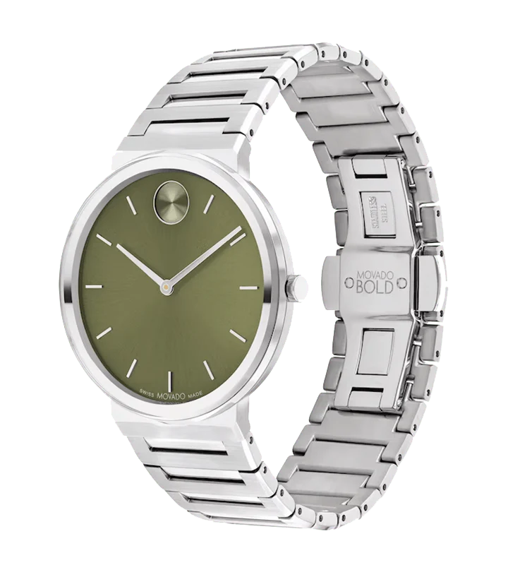 Movado BOLD Horizon Green Dial Watch/3601074 - Image 2