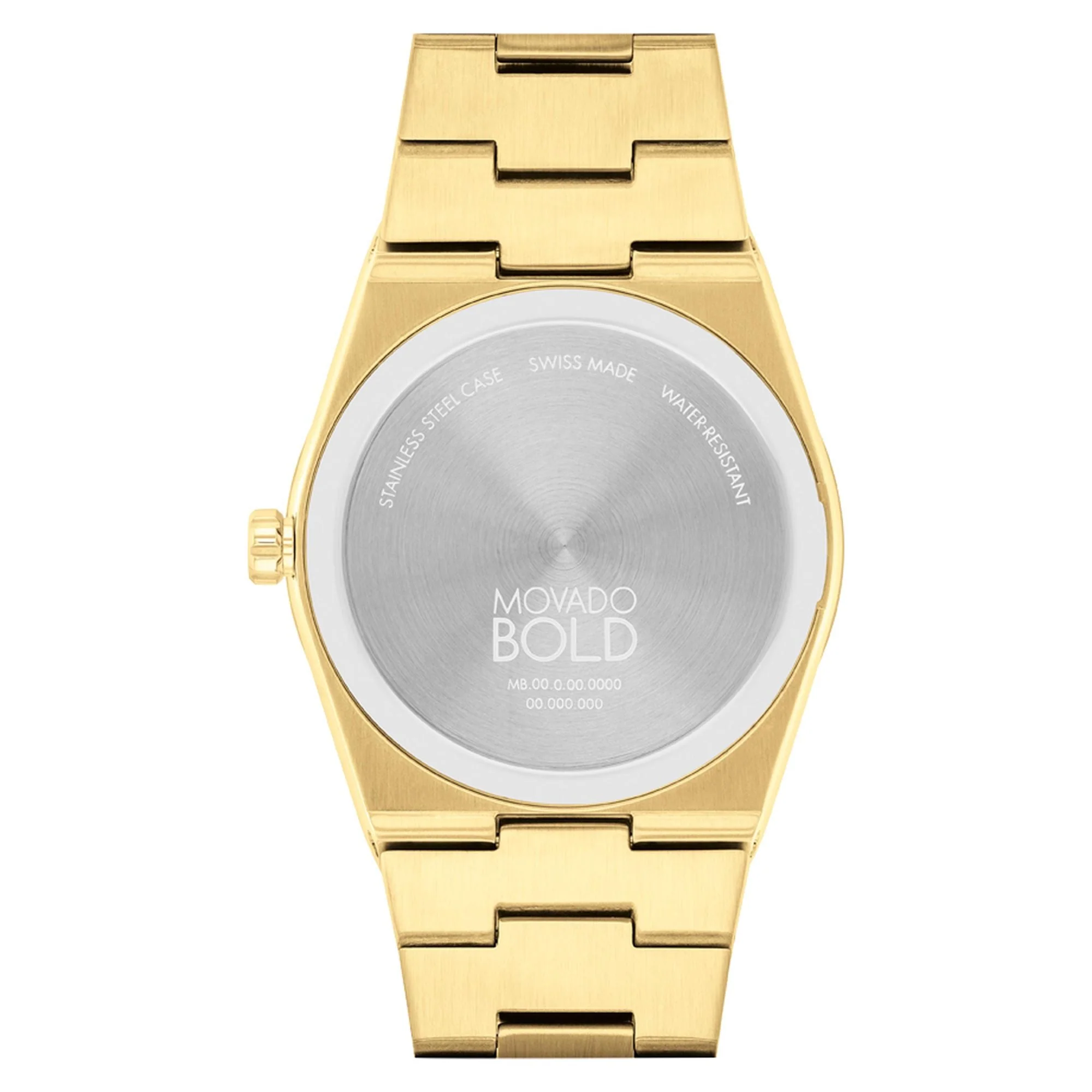 Movado BOLD Quest Black Dial Gold-Tone Bracelet Watch 40mm - 3601223 - Image 4