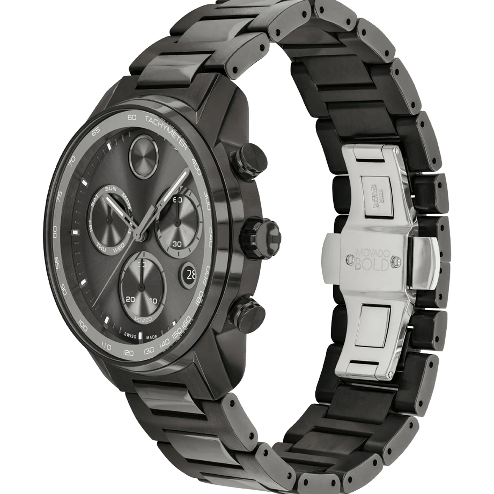 Movado BOLD Verso Gunmetal Dial - Image 2