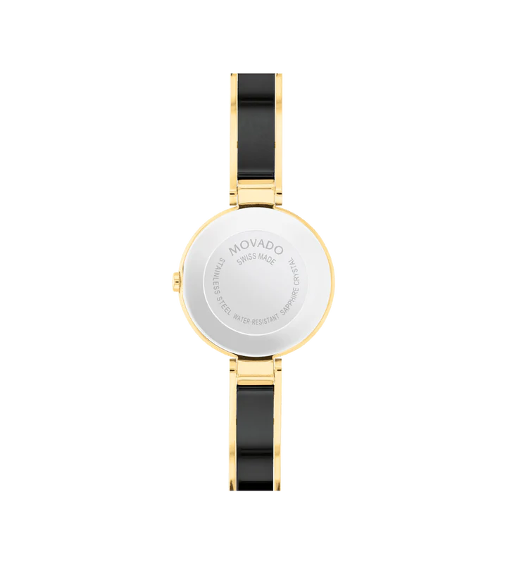 Movado Moda Bangle Watch with Black Dial - Image 3