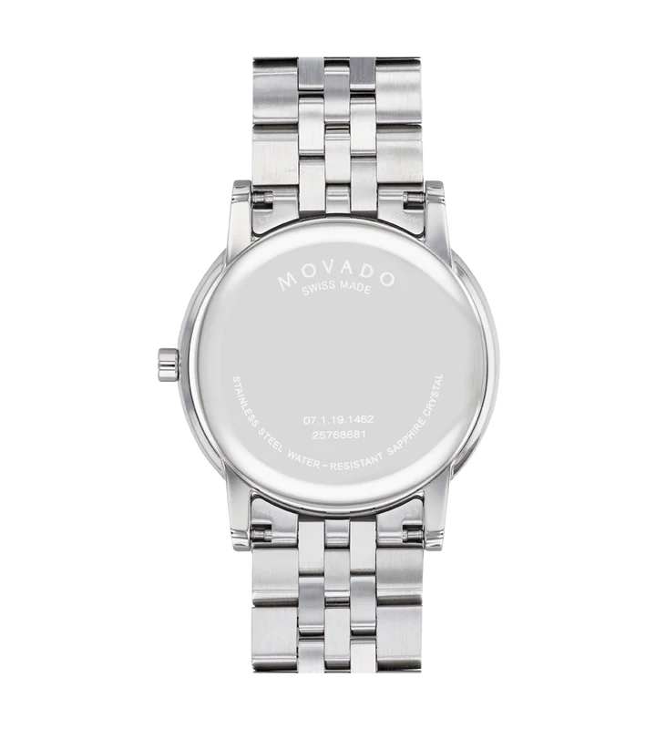 Movado Museum Classic Stainless Steel Navy Dial - Image 3