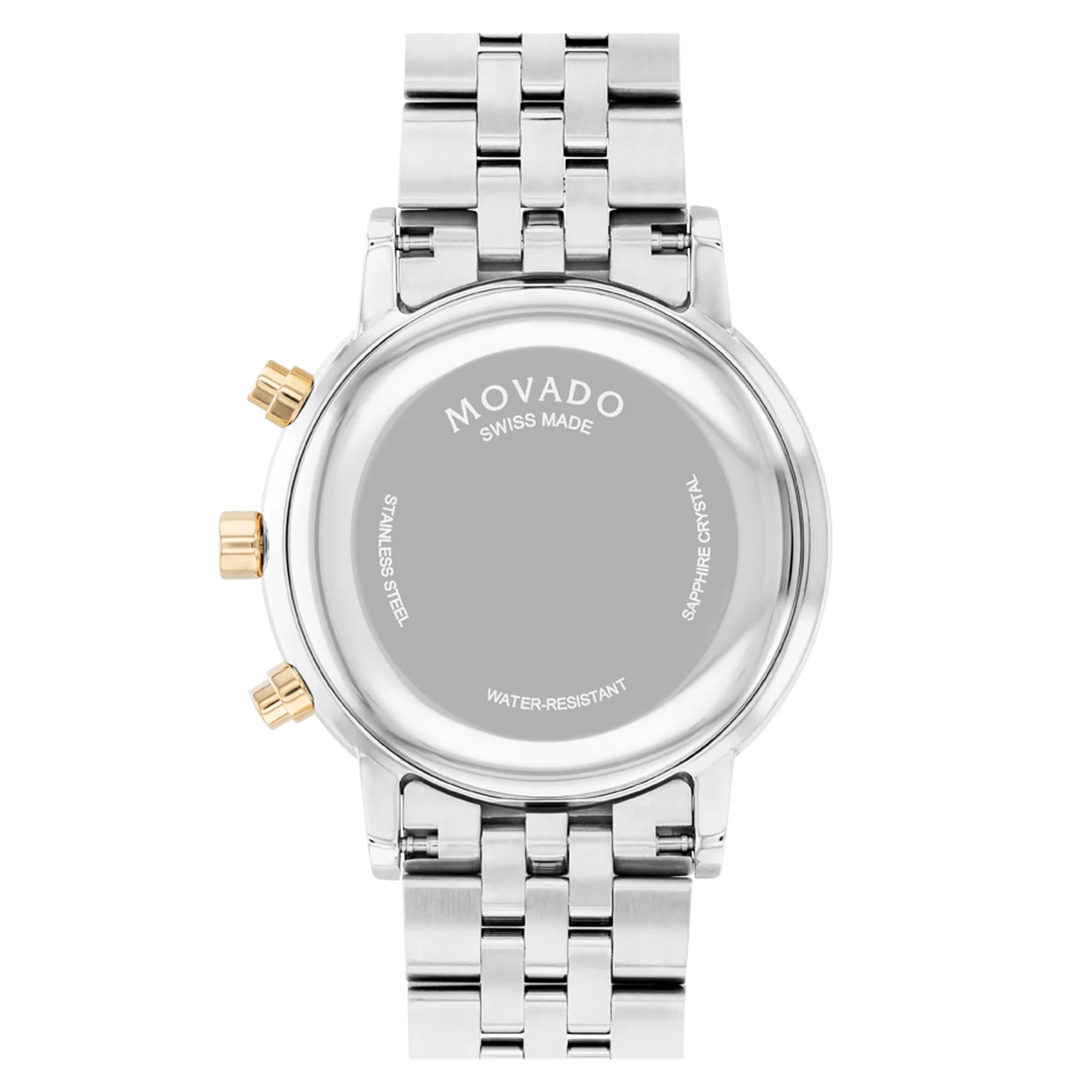 Movado Museum Classic Black Dial Two-Tone Stainless Steel Bracelet Watch 42mm - 0607777 - Image 3