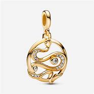 Pandora ME Pave Snake Medallion Charm 762301C01