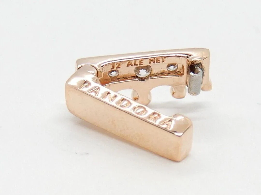 Pandora Reflexions Collection Rose Gold Tone Clip/ Charm 787599CZ - Image 2