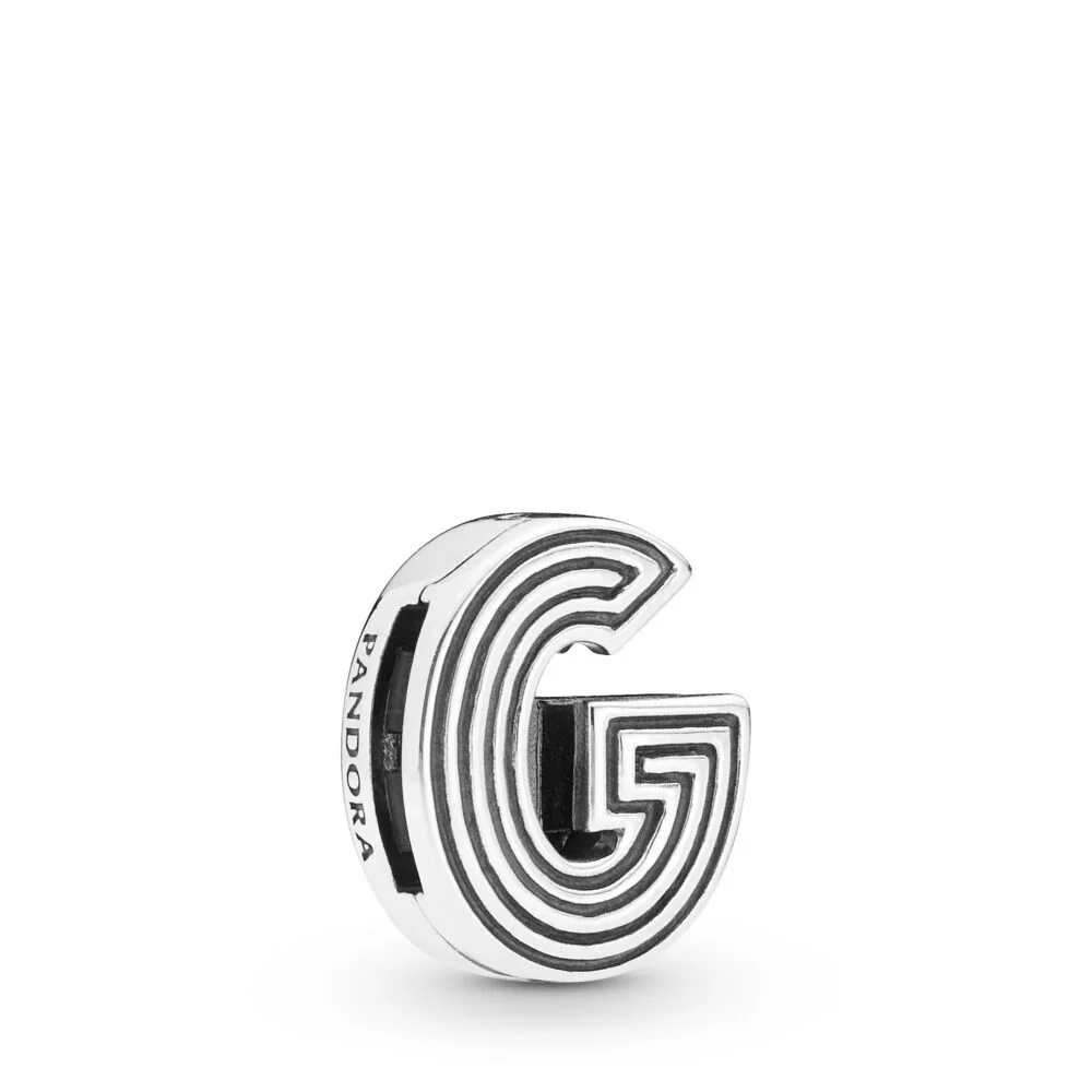 Pandora Reflexions Collection Letter G Clip Charm 798203