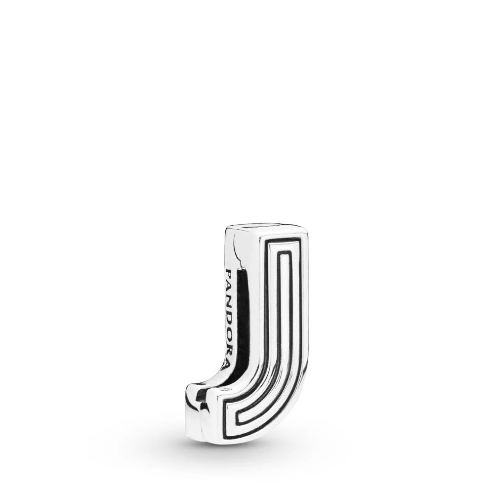 Pandora Reflexions Collection Letter J Clip Charm 798206