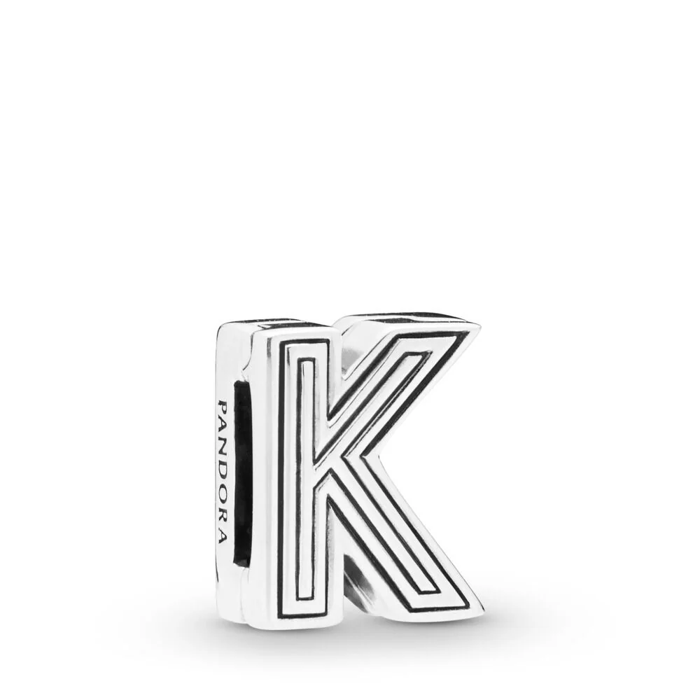 Pandora Reflexions Collection Letter K Clip Charm 798207