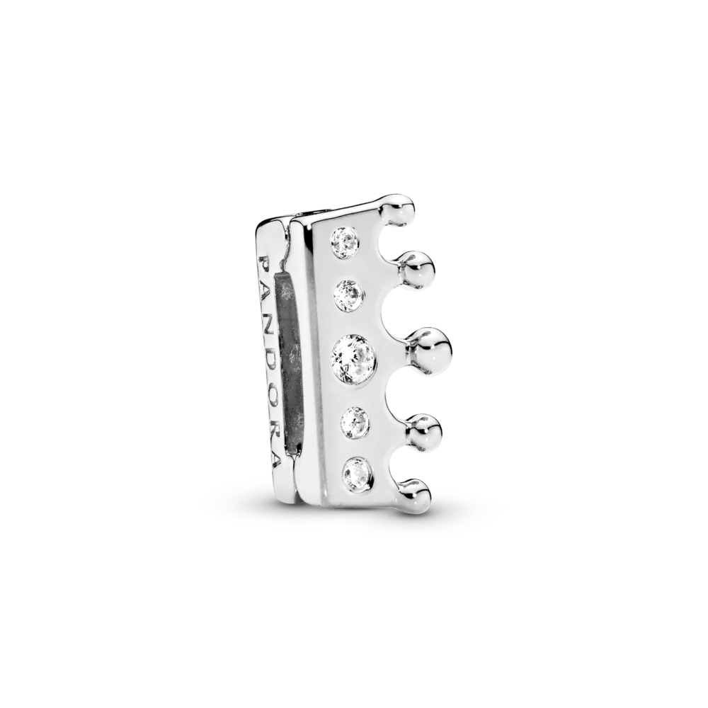 Pandora Reflexions Collection Sterling Silver Crown Clip/ Charm 797599CZ