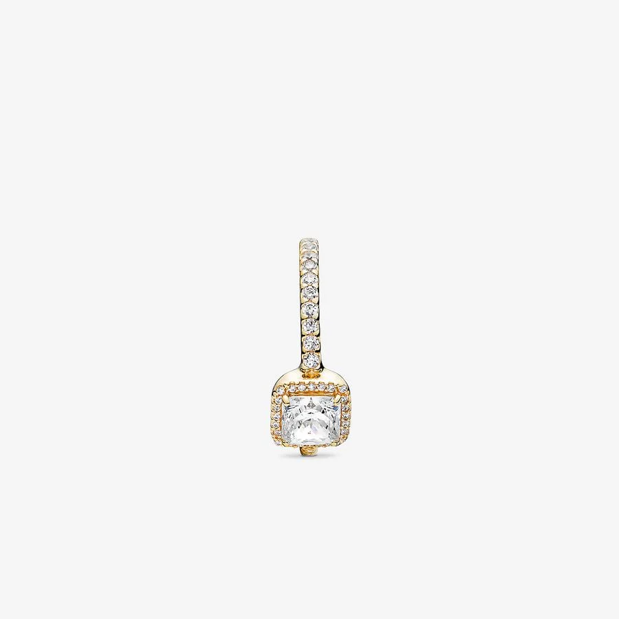 Pandora Square Sparkle Halo Ring - Image 3