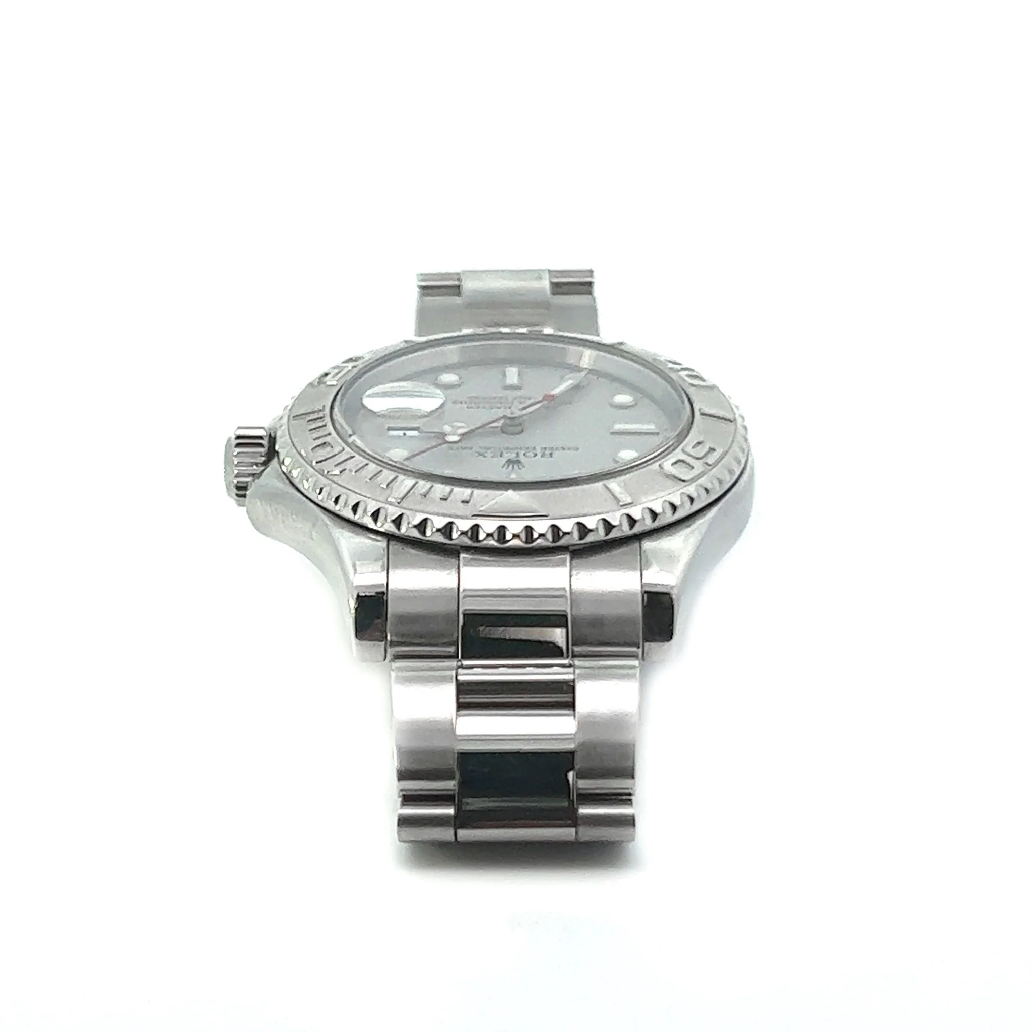 Pre-Owned Rolex Steel Yacht-Master 40 Platinum Dial - Image 10