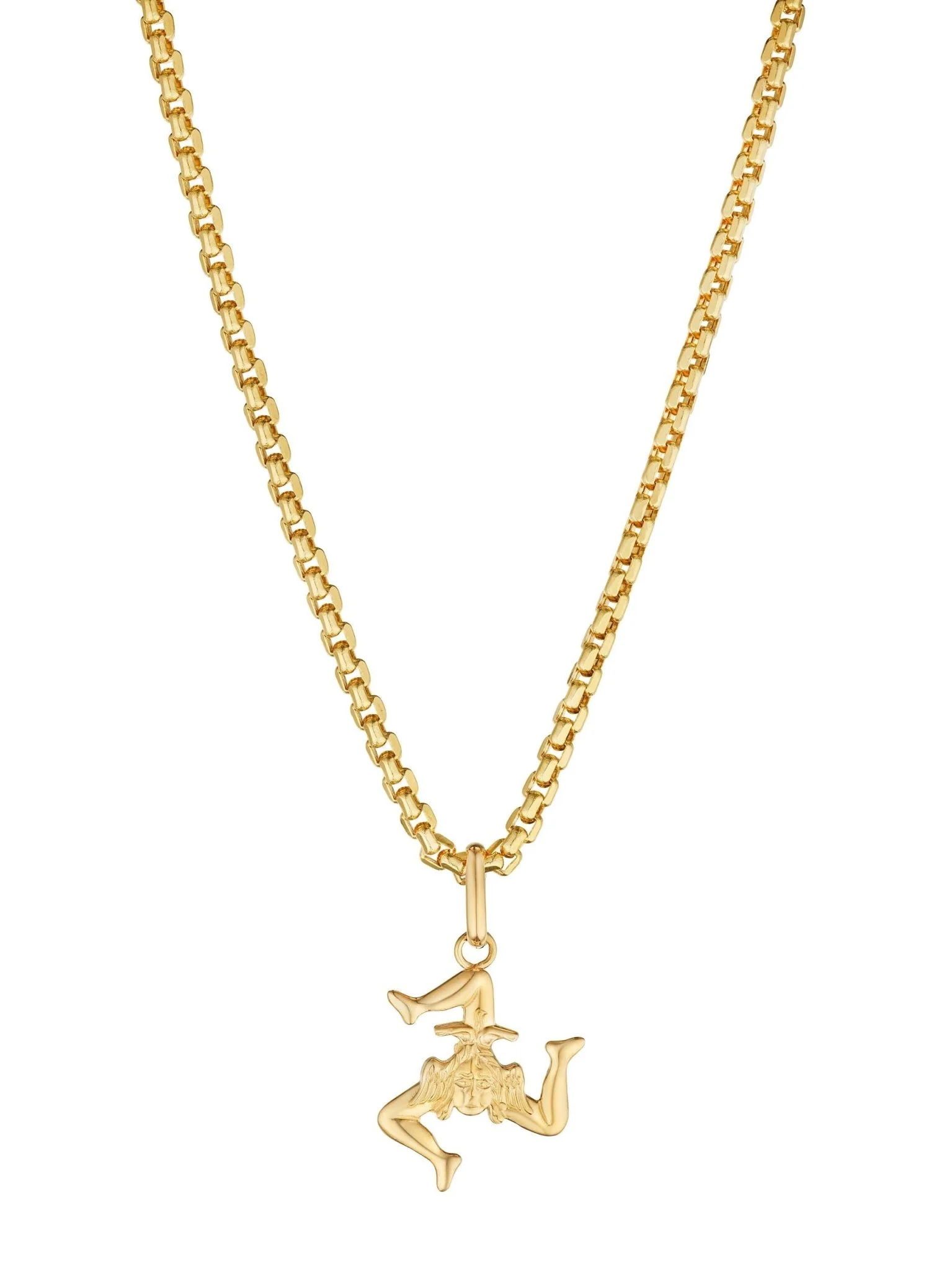 14k Gold Sicilian Trinacria Charm - Image 5