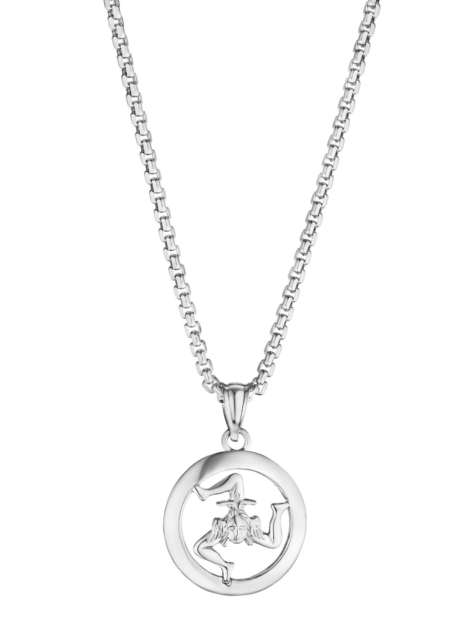 14k Gold Sicilian Trinacria Pendant - Image 4